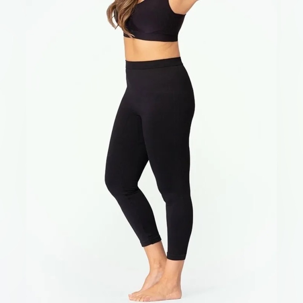 Empetua By Shapermint High Waisted Black Leggings SZ 4XL